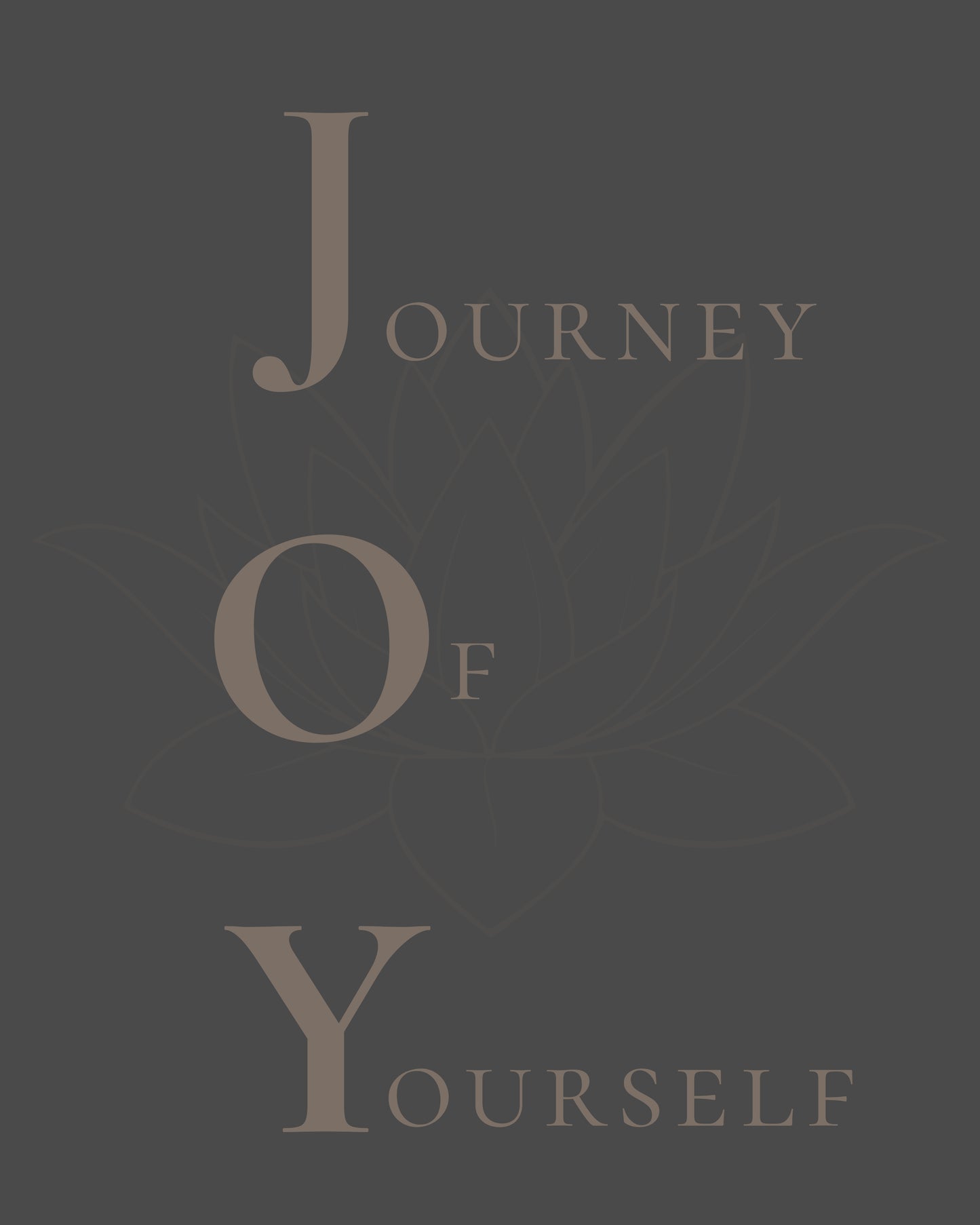 JOY - Journey Of Yourself | Printable Wall Art (4 Colors, (JPG+PDF)