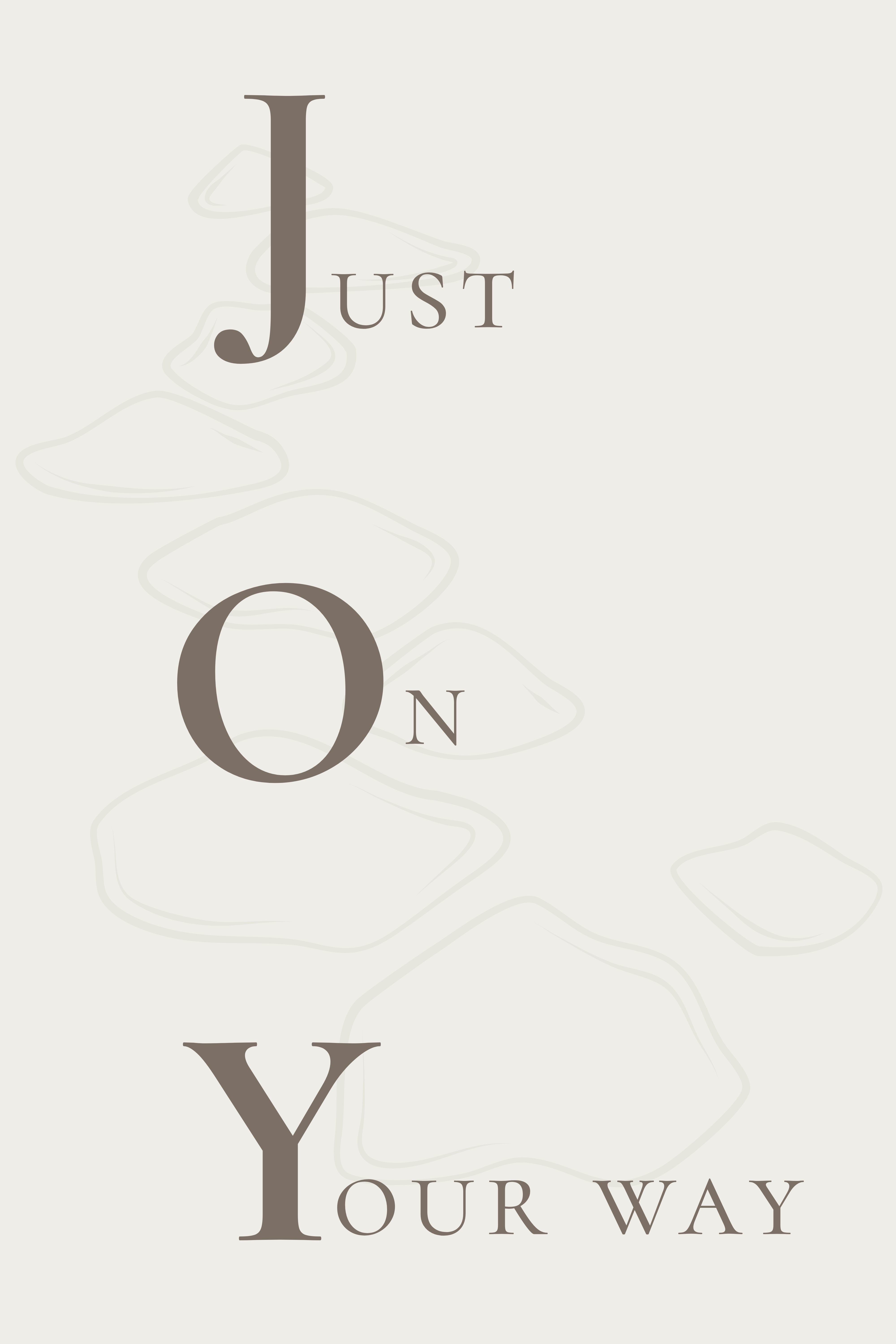 JOY – Just On Your Way Printable Wall Art (4 Color Options) (Copy)