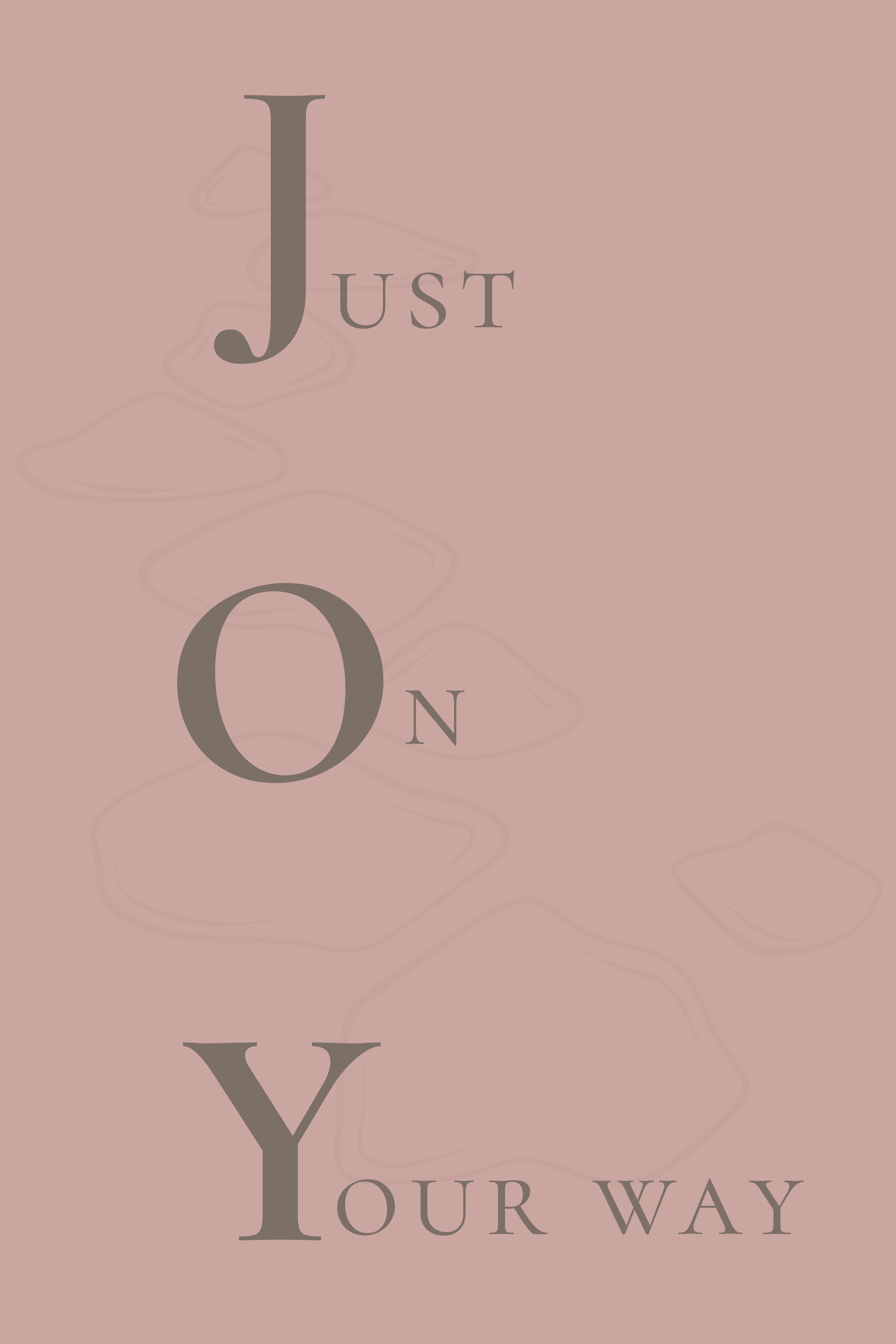 JOY – Just On Your Way Printable Wall Art (4 Color Options) (Copy)